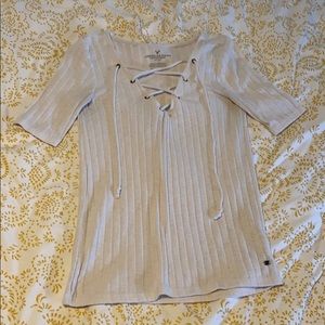 American Eagle Short Sleeve Blouse